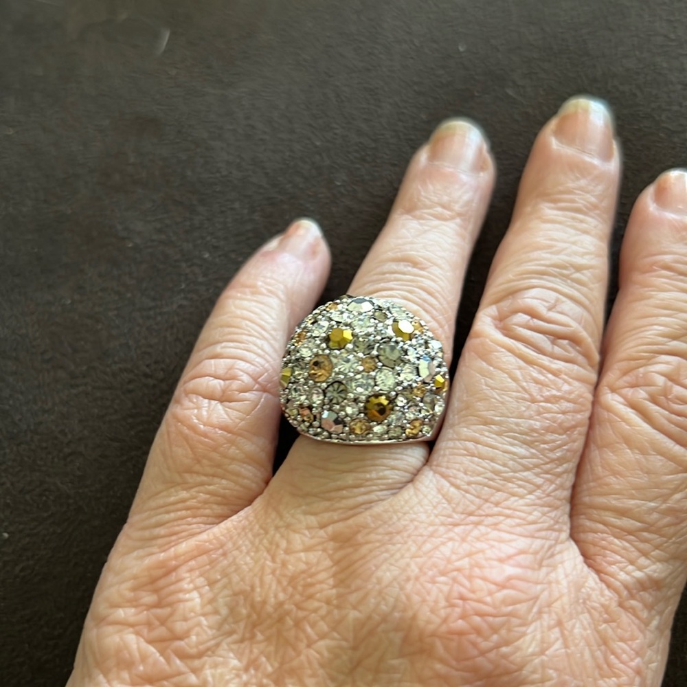 Silver Dome Ring - image 1